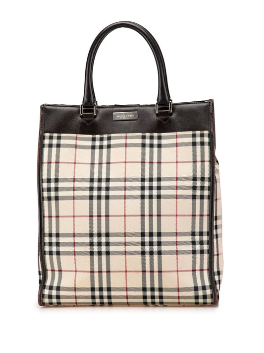Burberry 2000 2017 House Check Canvas tote bag