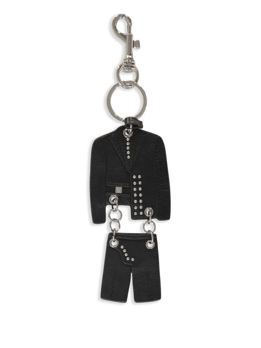 Versace leather keyring