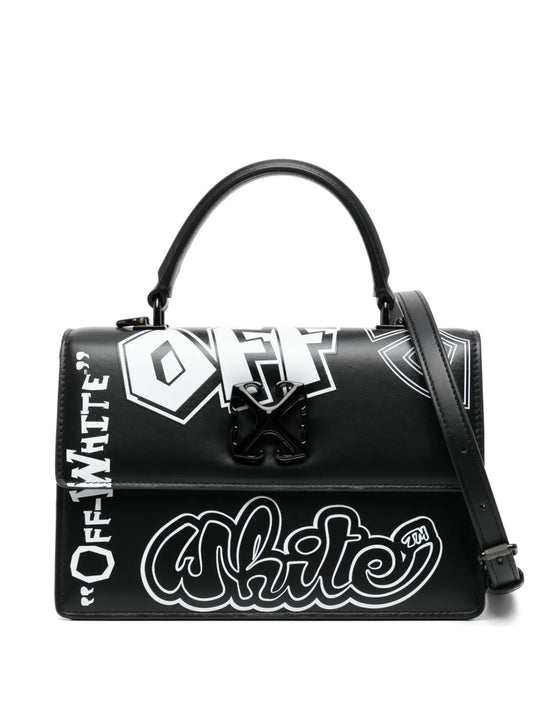 Off-White logo print tote bag