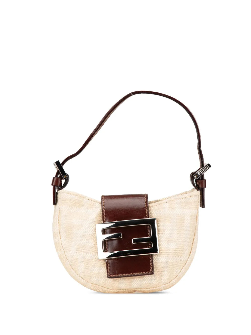 Fendi 2000 2010 Mini Zucca Canvas Croissant handbag