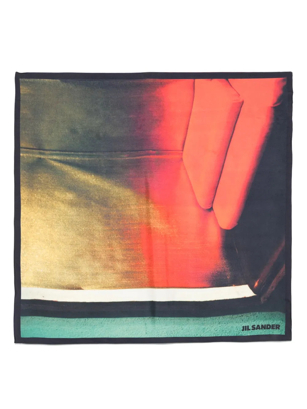 Jil Sander printed scarf