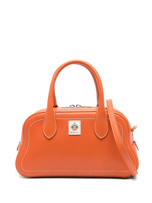 Bally logo patch tote bag