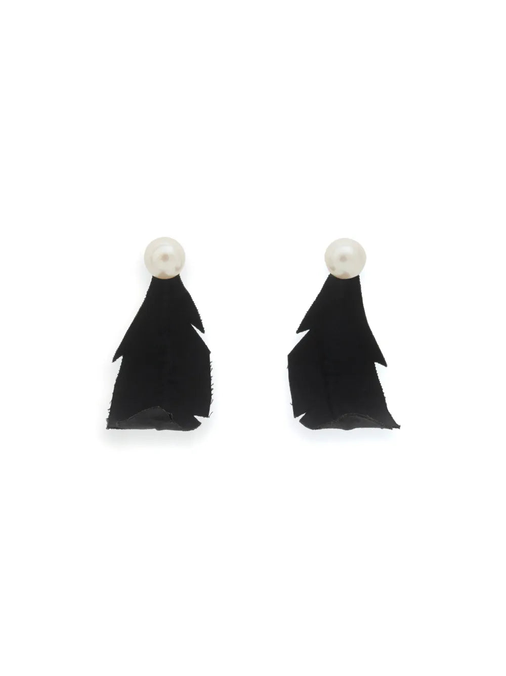 Marni feather earrings