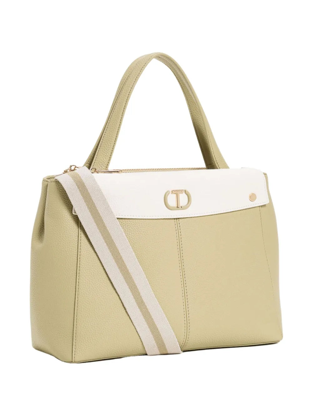 TWINSET logo plaque tote bag