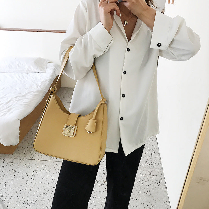 French Retro Casual Shoulder Bag for Women