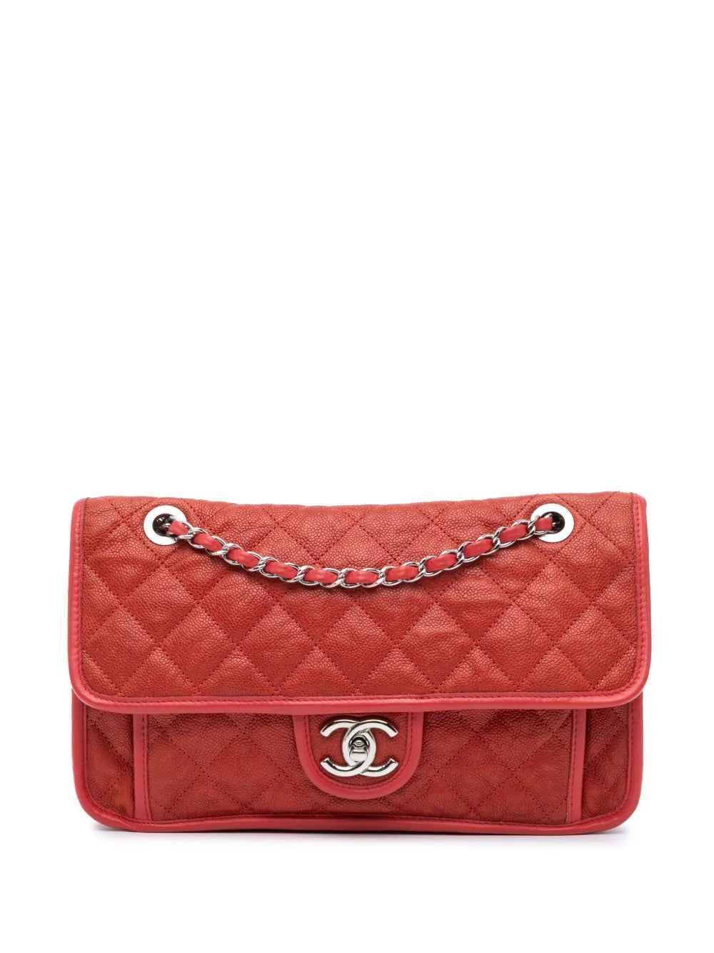 CHANEL 2011 Medium Caviar French Riviera Flap shoulder bag