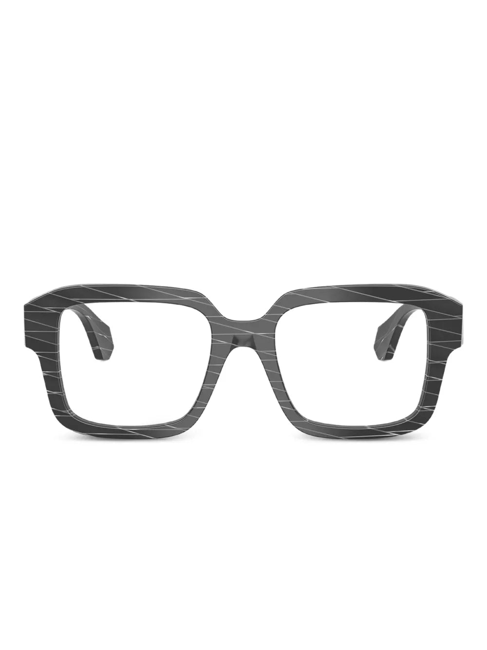 Alain Mikli rhombus pattern square glasses