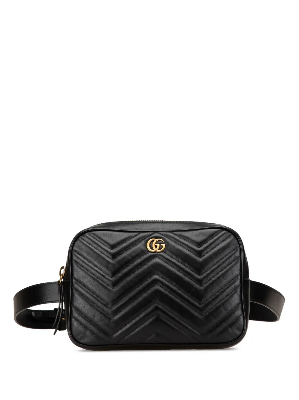Gucci 2000 2015 GG Marmont Matelasse Square Leather belt bag