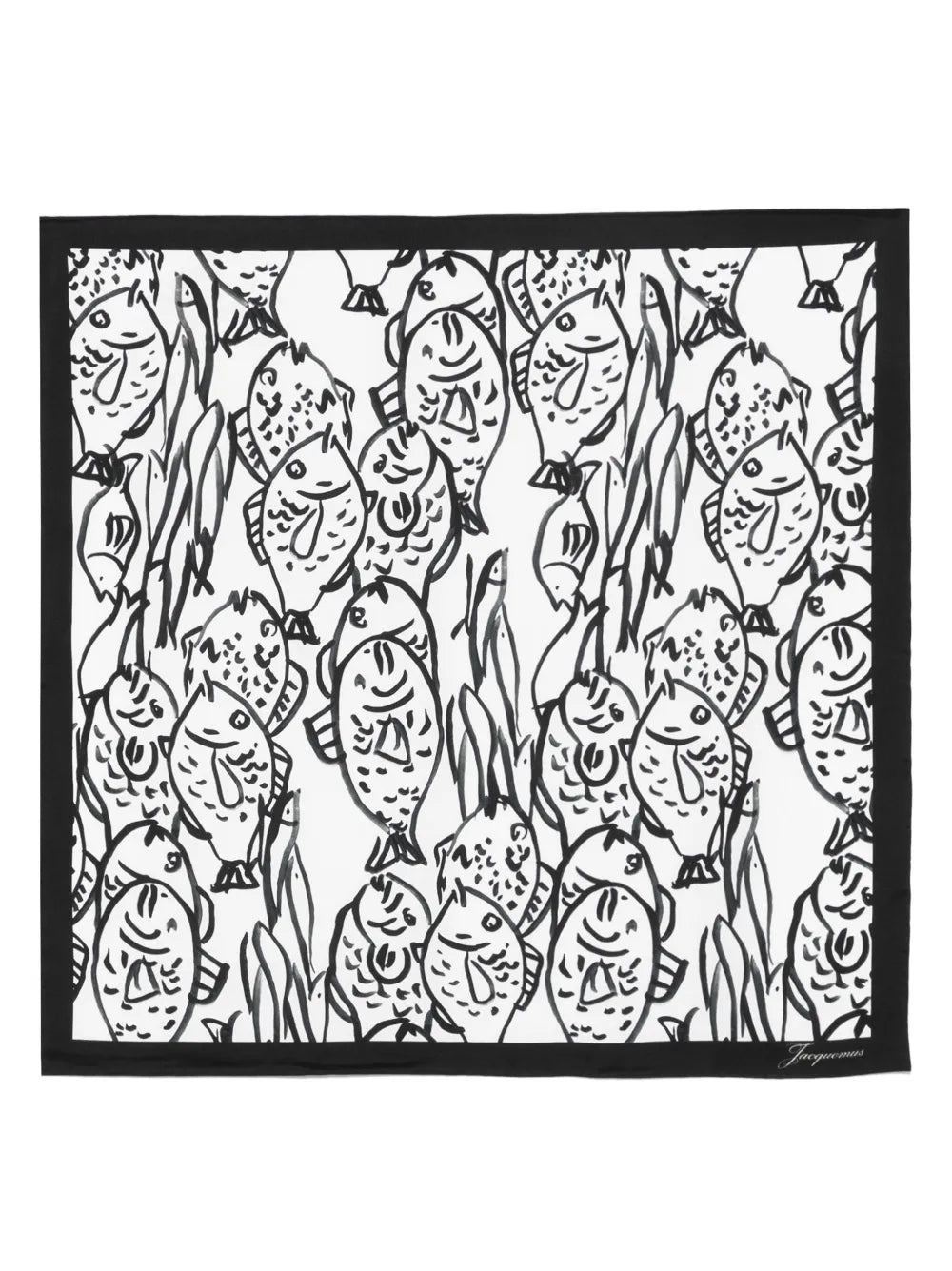 Jacquemus Le Bandana Poisson scarf