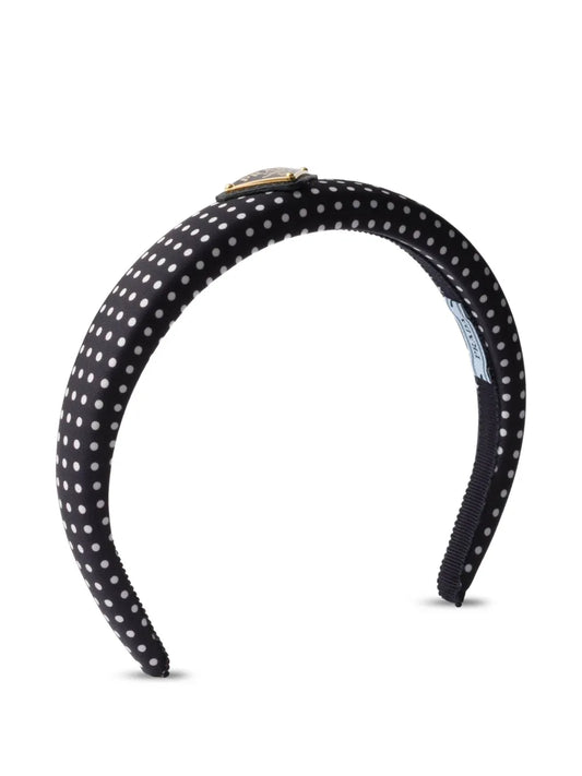 Prada polka dot headband