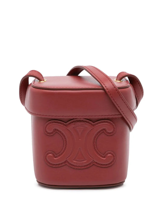 Céline 2022 Small Calfskin Cuir Triomphe Box Bag crossbody bag