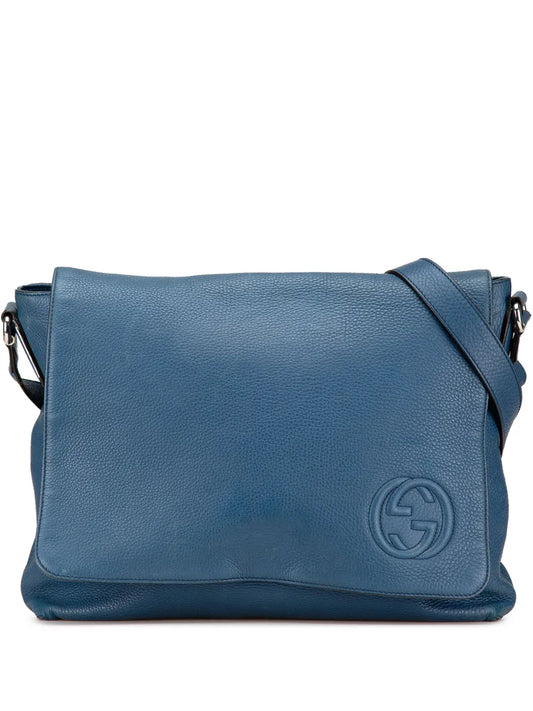 Gucci 2000 2015 Pebbled Calfskin Soho Messenger Bag crossbody bag