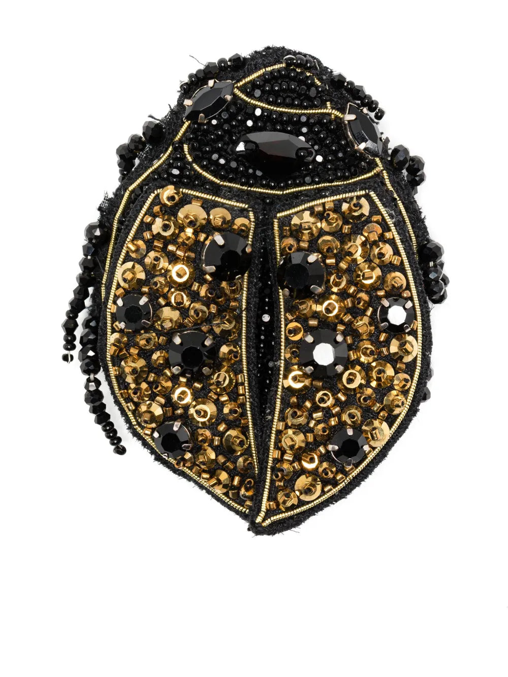 Dice Kayek crystal embellished brooche