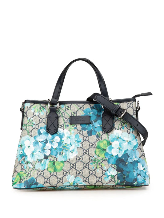 Gucci 2000 2015 GG Supreme Blooms satchel