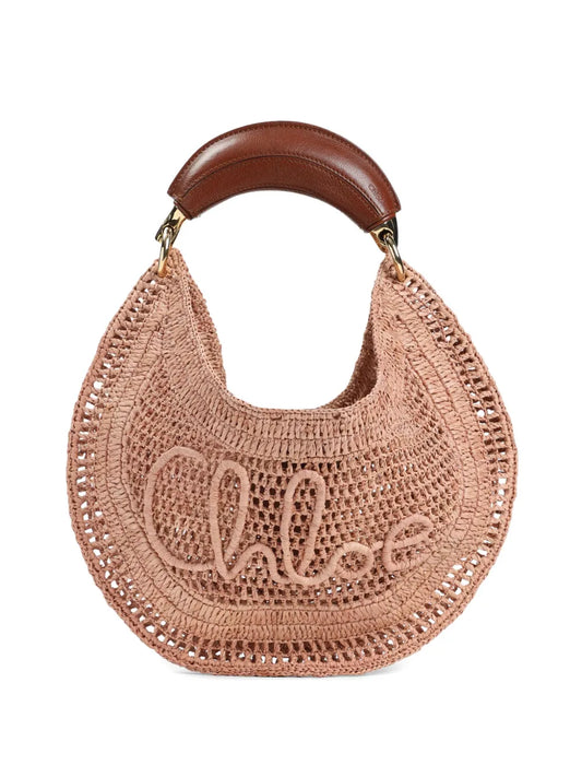 Chloé logo embroidered tote bag