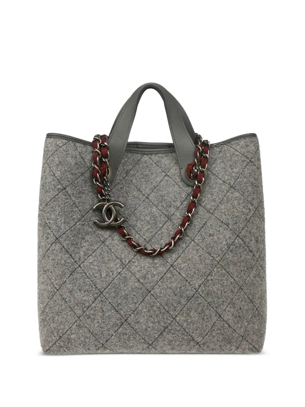 CHANEL 2011 felt tote bag