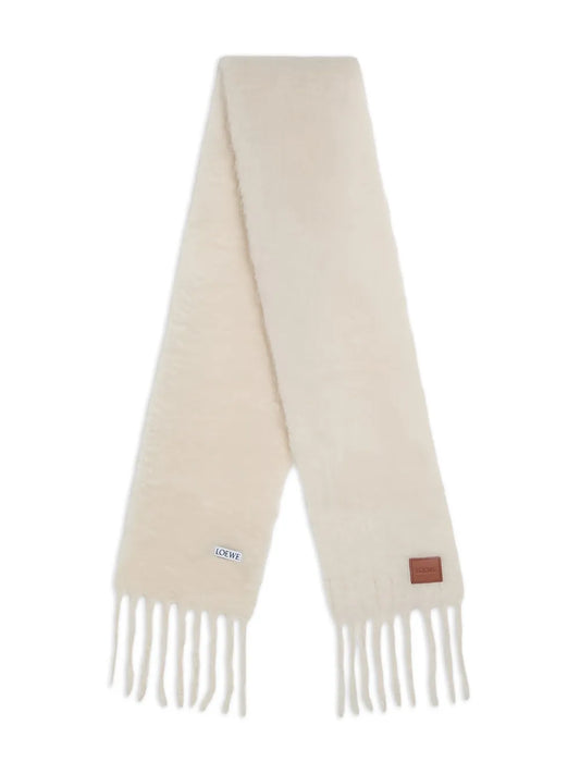 LOEWE brushed finish scarf