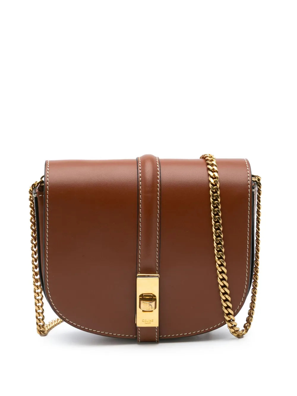 Céline 2022 Small Leather Besace 16 Wallet On Chain crossbody bag