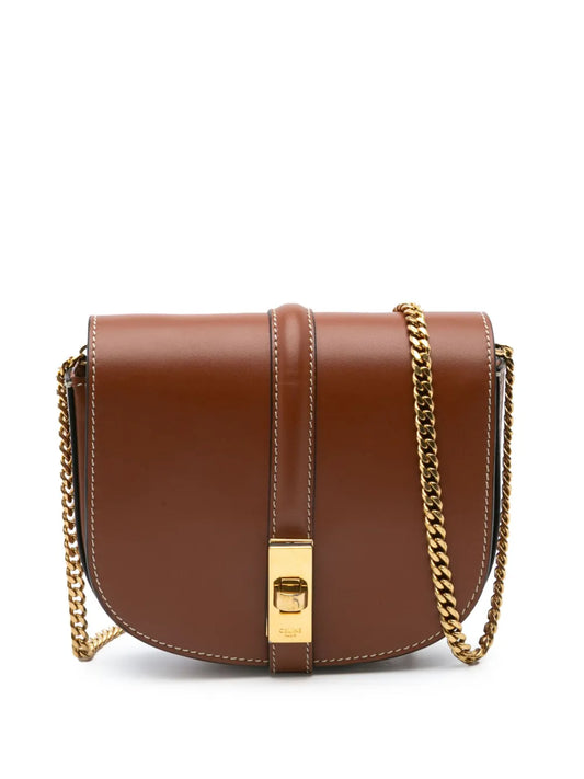 Céline 2022 Small Leather Besace 16 Wallet On Chain crossbody bag
