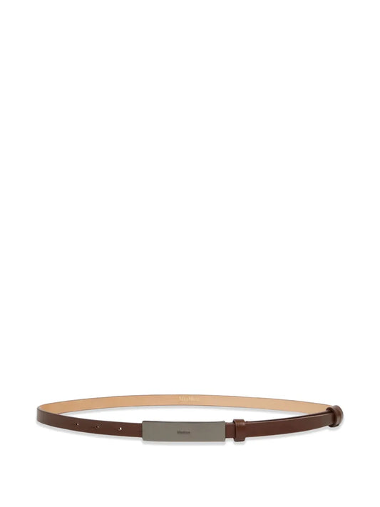 Sportmax logo buckle belt