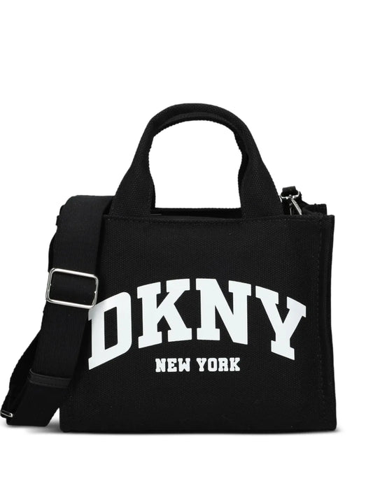 DKNY logo print tote bag