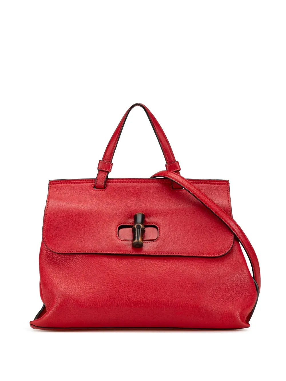 Gucci 2000 2015 Medium Leather Bamboo Daily satchel