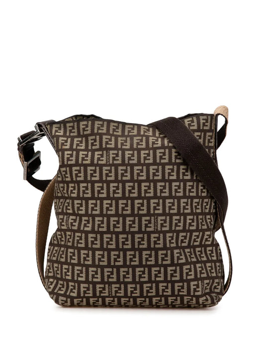 Fendi 2000 2010 Zucchino Canvas crossbody bag