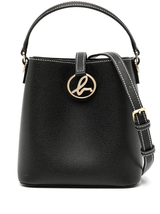 agnès b. leather bucket bag