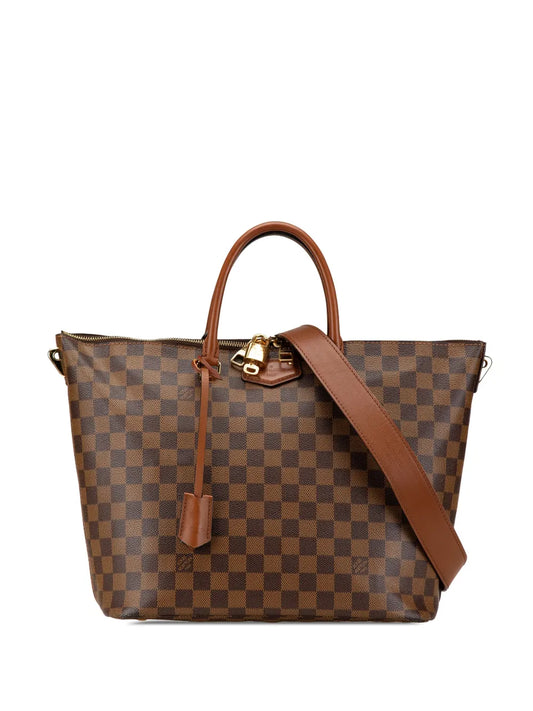 Louis Vuitton 2014 Damier Ebene Belmont MM satchel