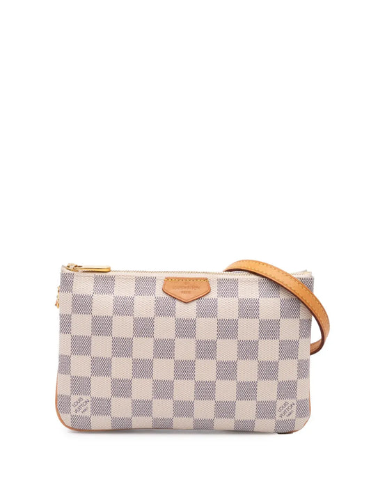 Louis Vuitton 2021 2024 Damier Azur Double Zip Pochette crossbody bag