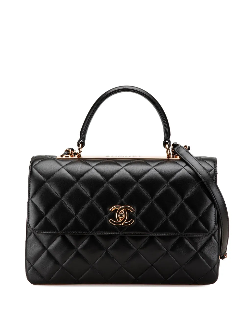 CHANEL 2021 2024 Medium Lambskin Trendy CC Flap satchel