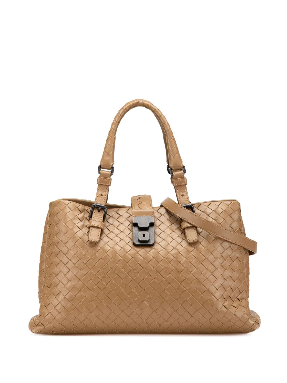 Bottega Veneta 2012 2024 Small Nappa Intrecciato Roma satchel