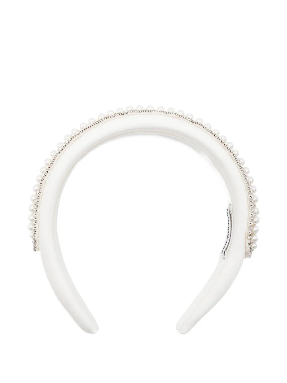 Self-Portrait faux pearl embellished headband