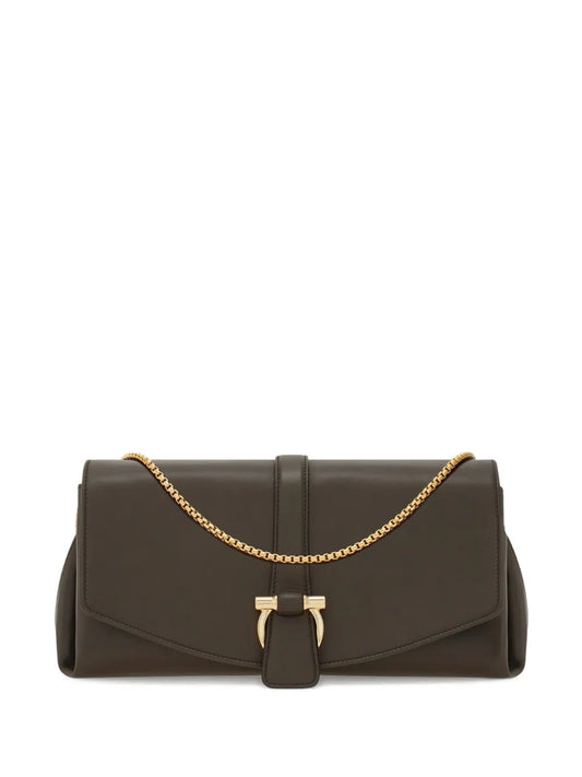 Ferragamo leather shoulder bag