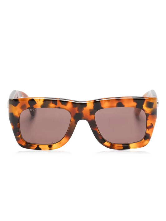 Gucci Eyewear tortoiseshell effect sunglasses