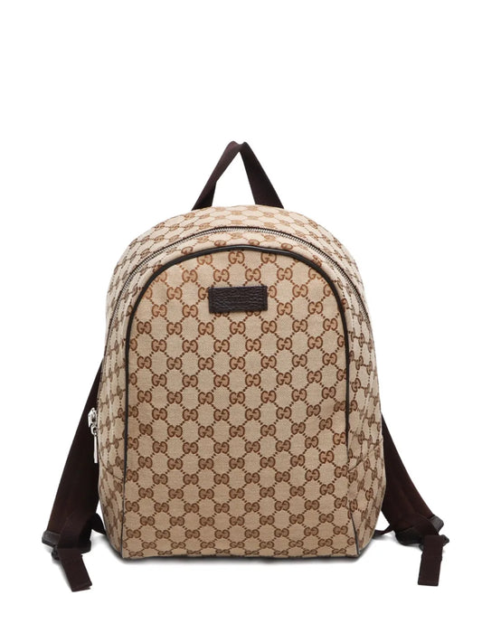 Gucci 2010 2020 GG canvas backpack