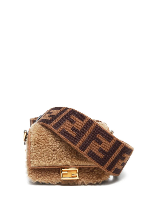 Fendi 2021 Baguette Montone shoulder bag