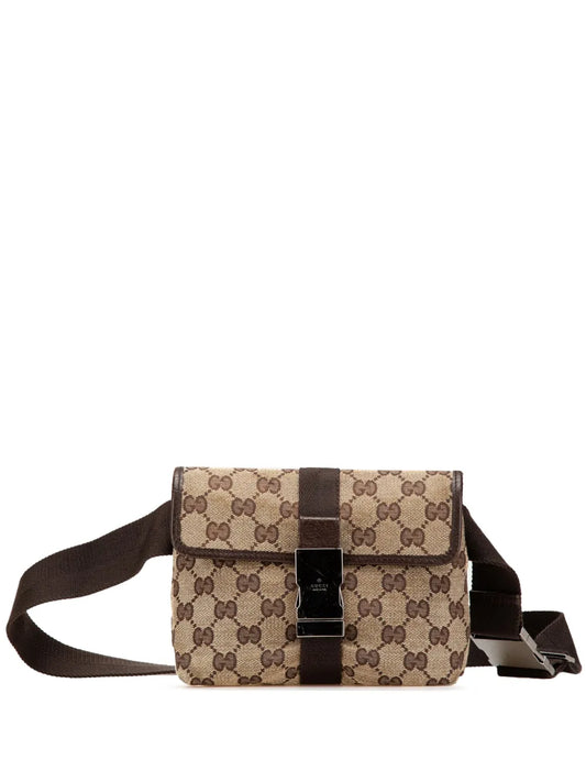 Gucci 2000 2015 GG Canvas belt bag