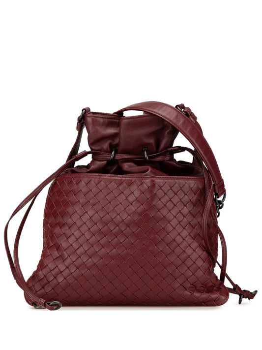 Bottega Veneta 2012 2024 Nappa Intrecciato Drawstring crossbody bag