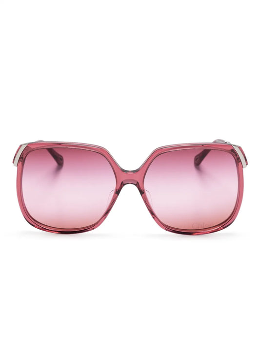 Chloé Eyewear oversize frame sunglasses