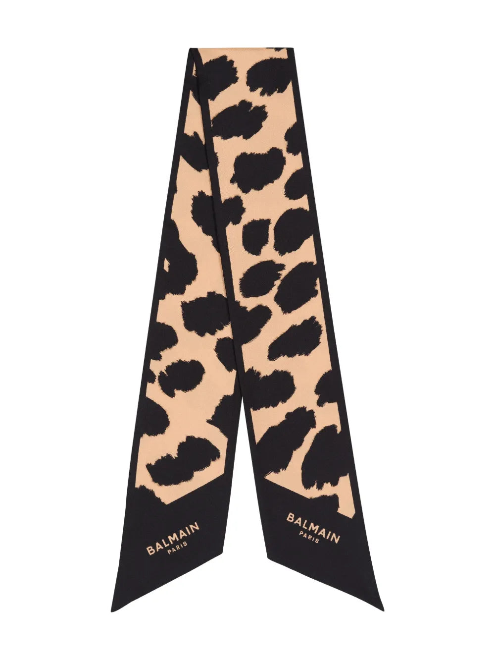 Balmain leopard print silk bandana