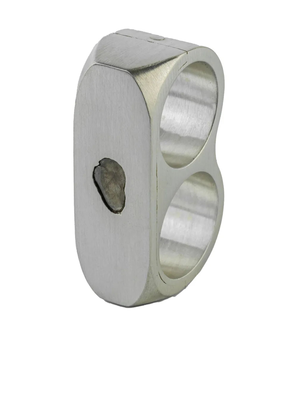 Parts of Four double ring diamond slab ring