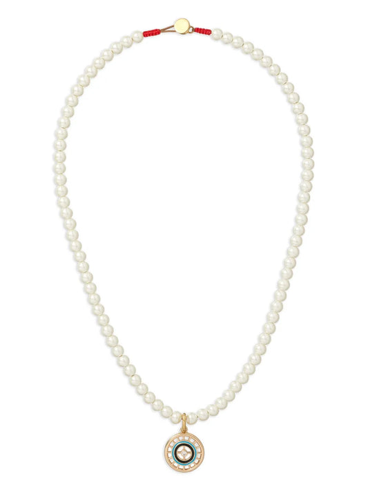 Roxanne Assoulin Pearl & Protect pendant necklace
