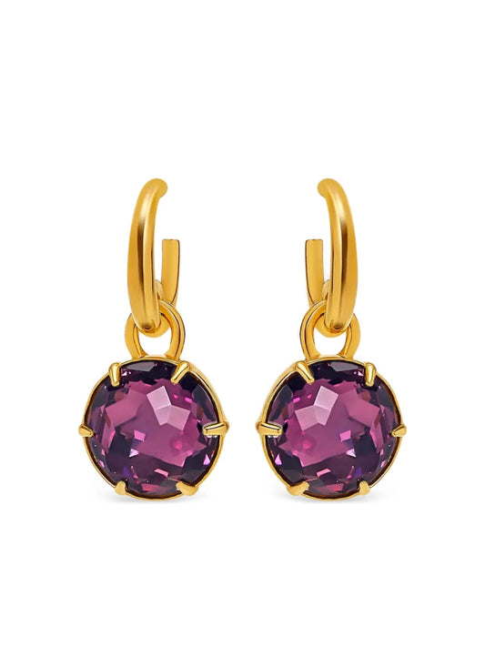 Oscar de la Renta crystal earrings