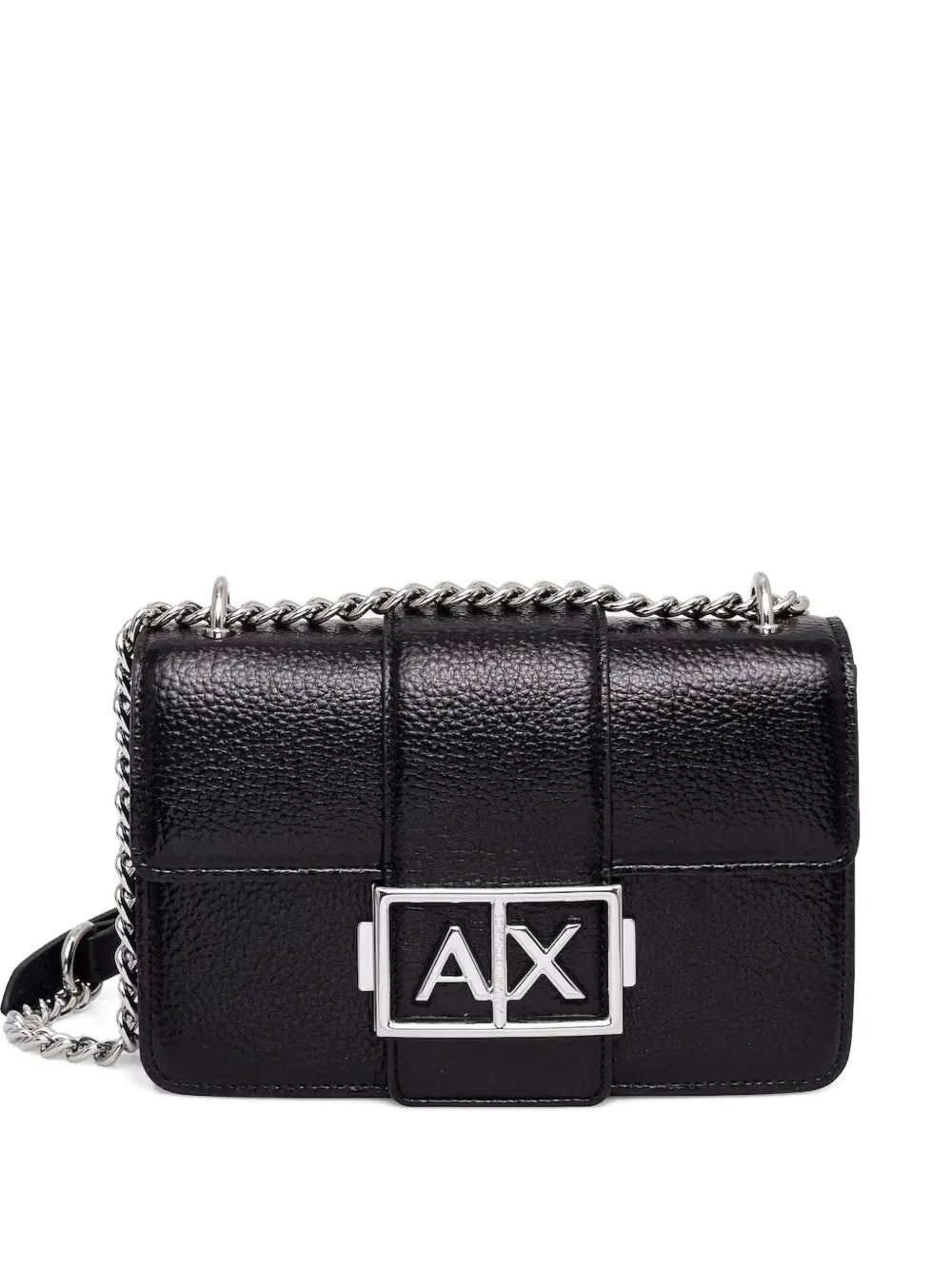Armani Exchange logo plaque crossbody bag