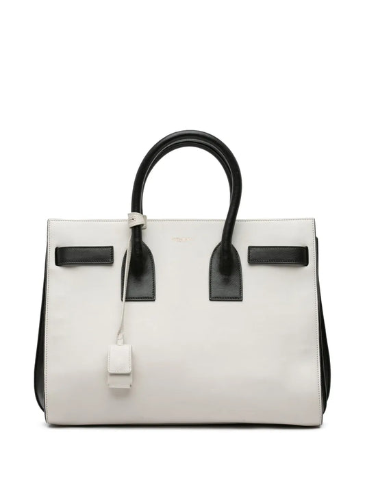 Saint Laurent 2013 Small Bicolor Leather Sac de Jour satchel