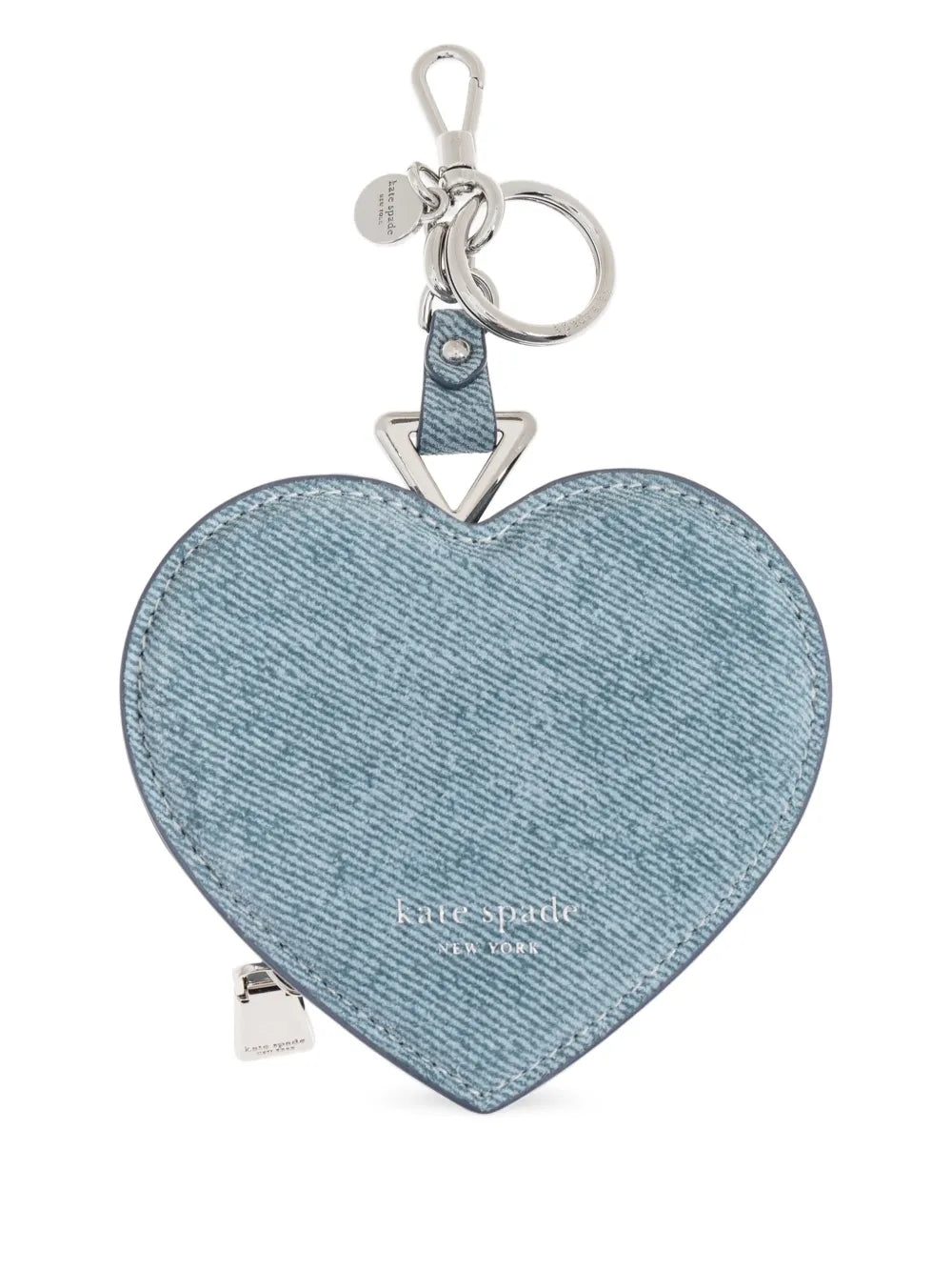 Kate Spade logo print keychain