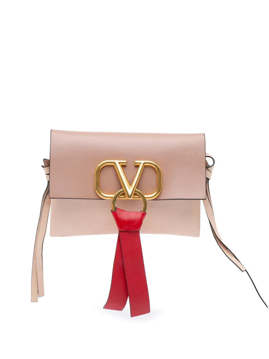 Valentino Garavani 2018 2024 Leather VRing clutch bag