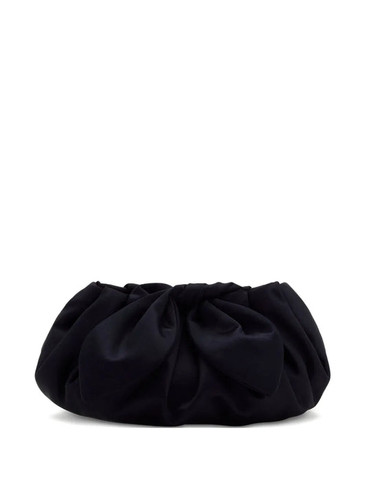 Oscar de la Renta satin clutch bag