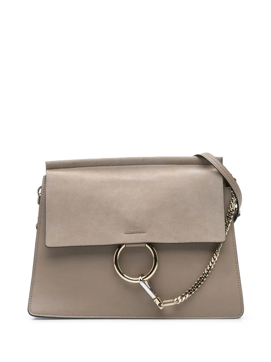 Chloé 2016 Medium Calfskin and Suede Faye crossbody bag